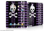 iPad Skin - Skulls and Stripes 6 (fits iPad2 and iPad3)