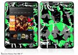 SceneKid Green Decal Style Skin fits 2012 Amazon Kindle Fire HD 7 inch