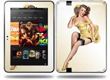 Rose Pin Up Girl Decal Style Skin fits Amazon Kindle Fire HD 8.9 inch