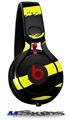 WraptorSkinz Skin Decal Wrap compatible with Beats Mixr Headphones Zebra Yellow Skin Only (HEADPHONES NOT INCLUDED)