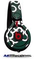 WraptorSkinz Skin Decal Wrap compatible with Beats Mixr Headphones Locknodes 03 Hunter Green Skin Only (HEADPHONES NOT INCLUDED)